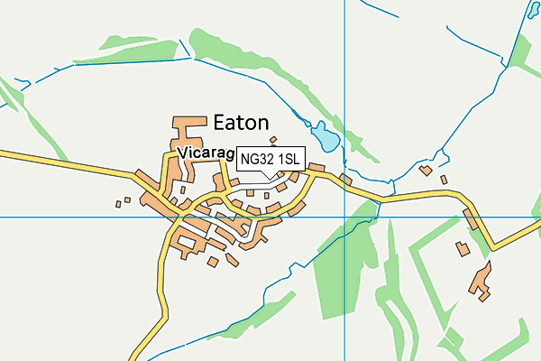 NG32 1SL map - OS VectorMap District (Ordnance Survey)