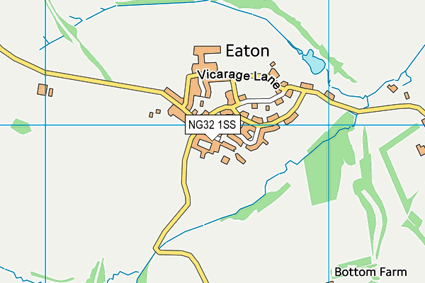 NG32 1SS map - OS VectorMap District (Ordnance Survey)