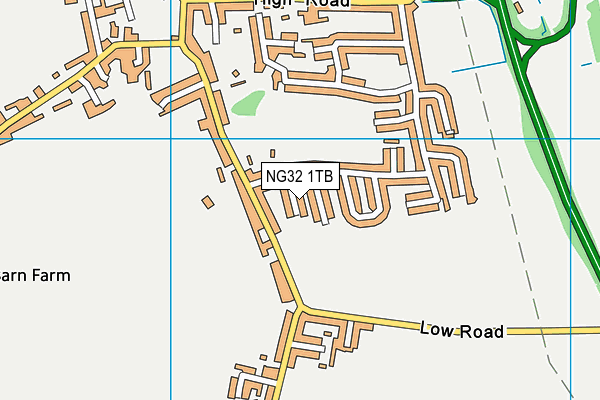 NG32 1TB map - OS VectorMap District (Ordnance Survey)