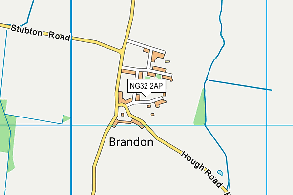 NG32 2AP map - OS VectorMap District (Ordnance Survey)