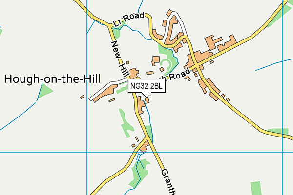 NG32 2BL map - OS VectorMap District (Ordnance Survey)