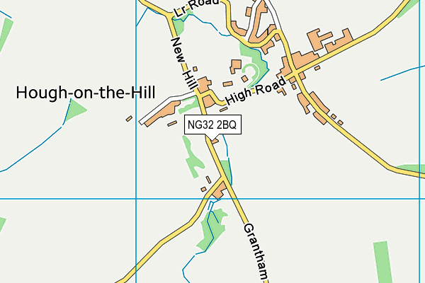 NG32 2BQ map - OS VectorMap District (Ordnance Survey)