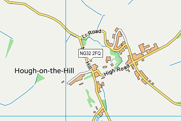 NG32 2FQ map - OS VectorMap District (Ordnance Survey)