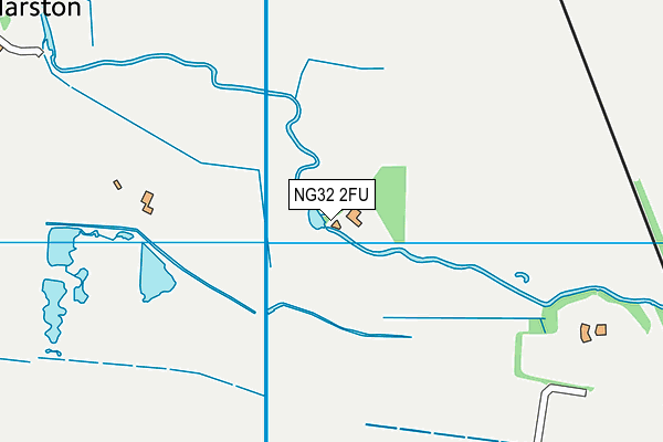 NG32 2FU map - OS VectorMap District (Ordnance Survey)