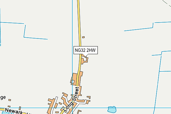 NG32 2HW map - OS VectorMap District (Ordnance Survey)