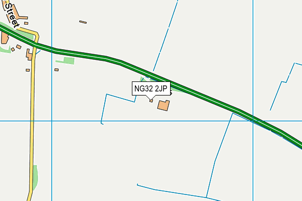 NG32 2JP map - OS VectorMap District (Ordnance Survey)
