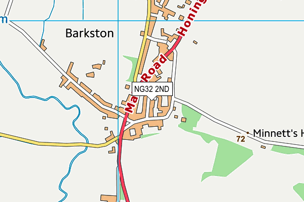 NG32 2ND map - OS VectorMap District (Ordnance Survey)