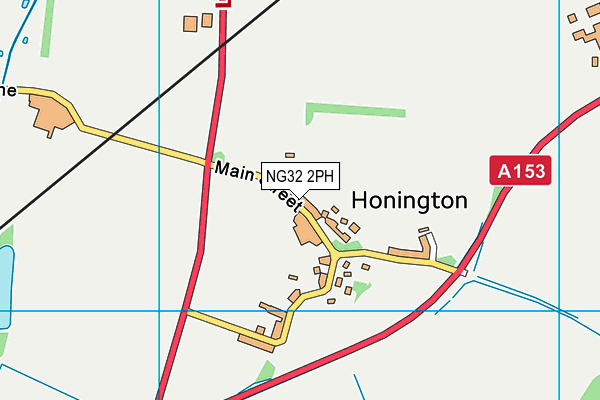 NG32 2PH map - OS VectorMap District (Ordnance Survey)