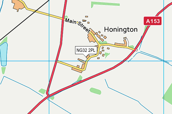 NG32 2PL map - OS VectorMap District (Ordnance Survey)