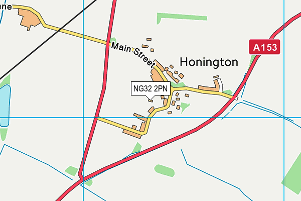 NG32 2PN map - OS VectorMap District (Ordnance Survey)
