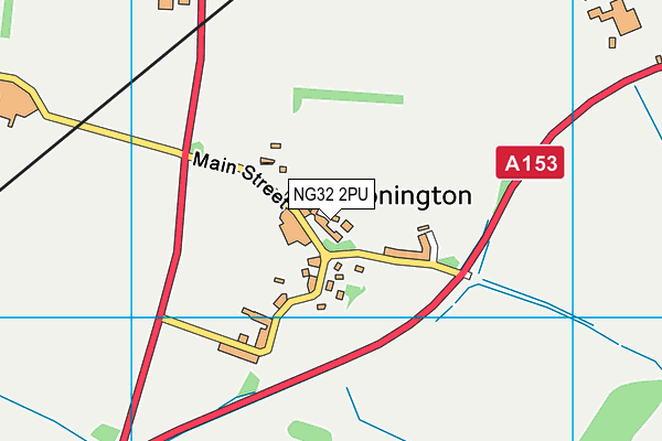 NG32 2PU map - OS VectorMap District (Ordnance Survey)