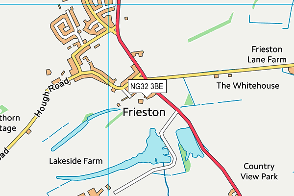 NG32 3BE map - OS VectorMap District (Ordnance Survey)