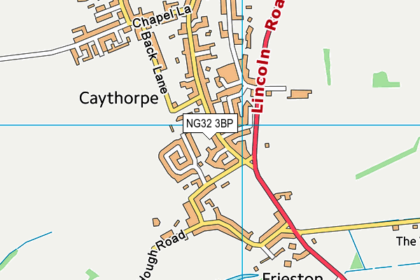 NG32 3BP map - OS VectorMap District (Ordnance Survey)