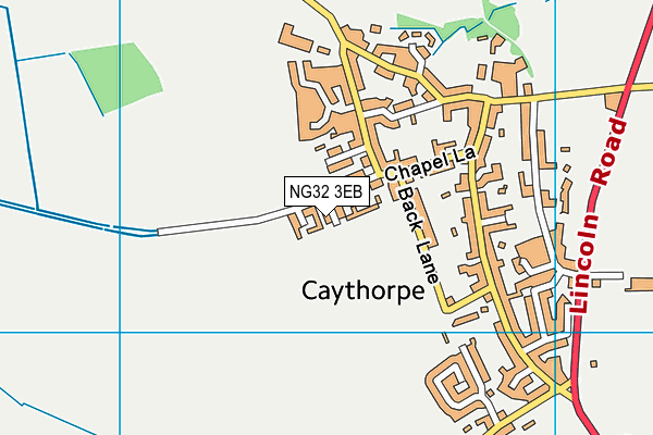 NG32 3EB map - OS VectorMap District (Ordnance Survey)