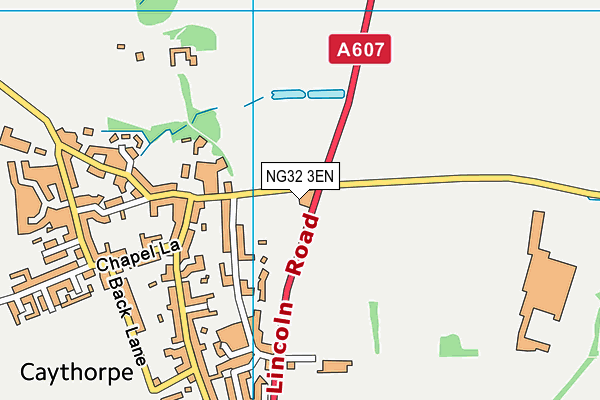 NG32 3EN map - OS VectorMap District (Ordnance Survey)