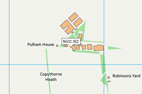 NG32 3EZ map - OS VectorMap District (Ordnance Survey)