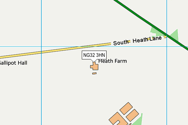 NG32 3HN map - OS VectorMap District (Ordnance Survey)