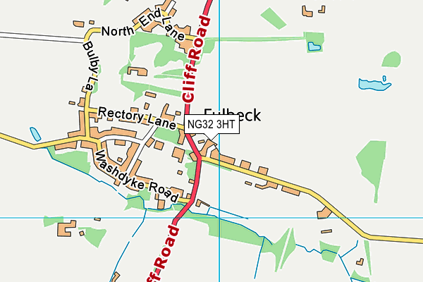 NG32 3HT map - OS VectorMap District (Ordnance Survey)