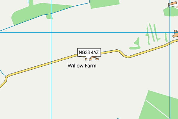 Ropsley Golf Course map (NG33 4AZ) - OS VectorMap District (Ordnance Survey)