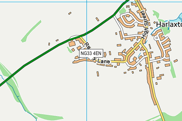 NG33 4EN map - OS VectorMap District (Ordnance Survey)