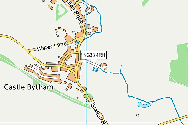 NG33 4RH map - OS VectorMap District (Ordnance Survey)