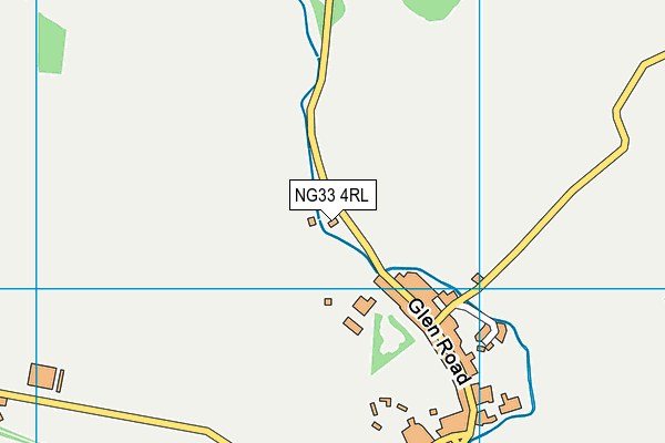 NG33 4RL map - OS VectorMap District (Ordnance Survey)