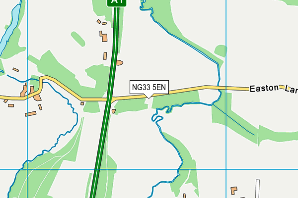 NG33 5EN map - OS VectorMap District (Ordnance Survey)