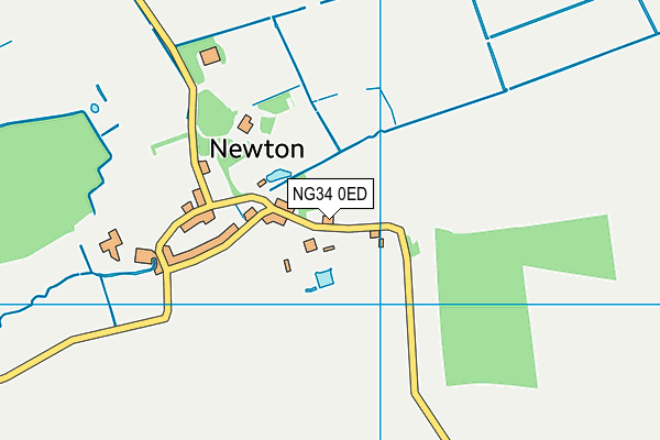 NG34 0ED map - OS VectorMap District (Ordnance Survey)