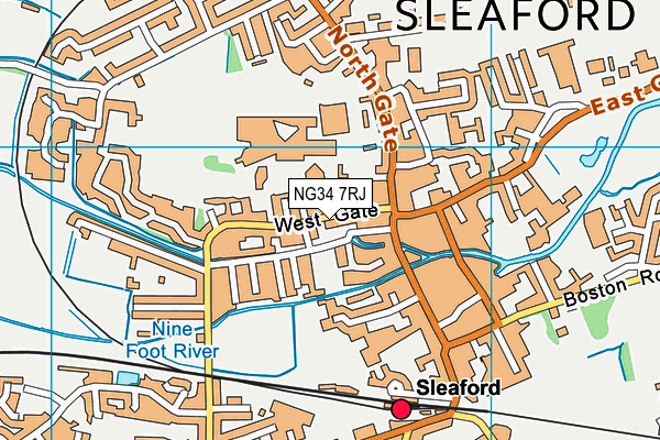Holton Sleaford Independent School map (NG34 7RJ) - OS VectorMap District (Ordnance Survey)