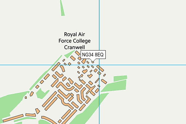 NG34 8EQ map - OS VectorMap District (Ordnance Survey)