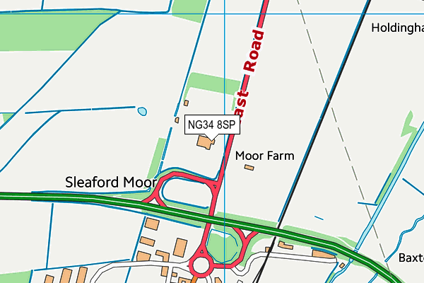 Map of MOOR FARM BUILDING CO. LIMITED at district scale