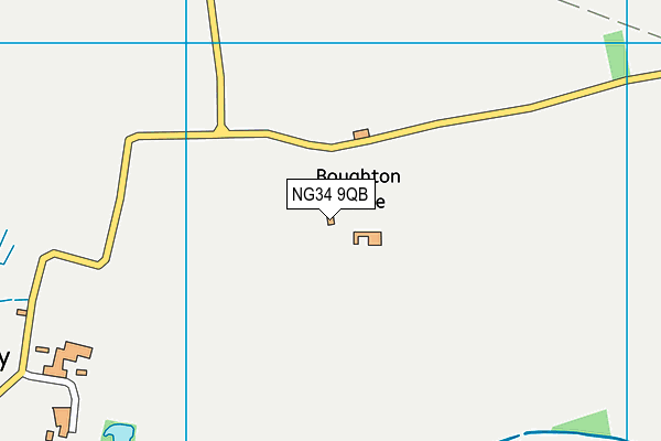 NG34 9QB map - OS VectorMap District (Ordnance Survey)