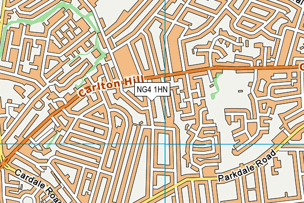 NG4 1HN map - OS VectorMap District (Ordnance Survey)