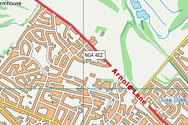 NG4 4EZ map - OS VectorMap District (Ordnance Survey)