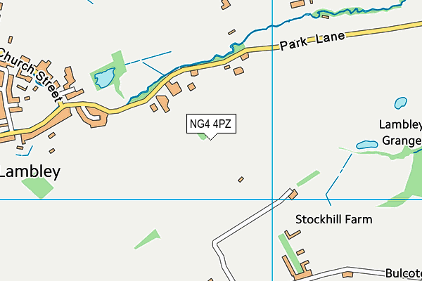 NG4 4PZ map - OS VectorMap District (Ordnance Survey)