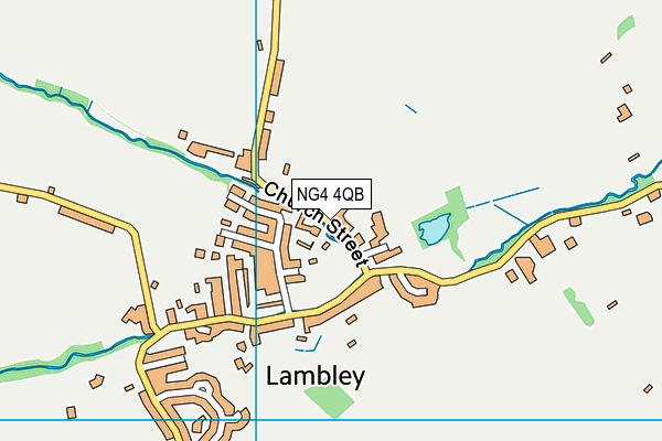 NG4 4QB map - OS VectorMap District (Ordnance Survey)