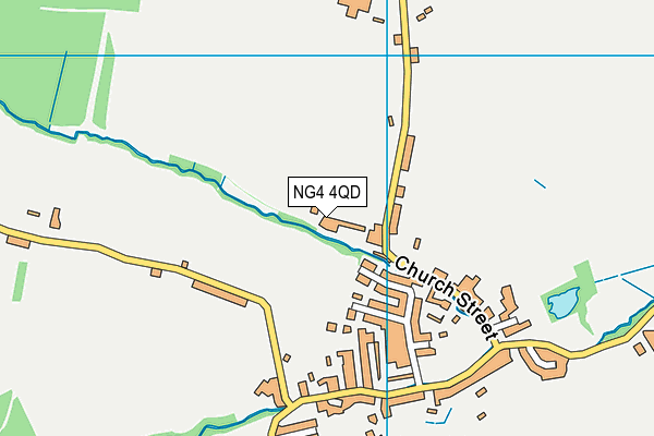 NG4 4QD map - OS VectorMap District (Ordnance Survey)