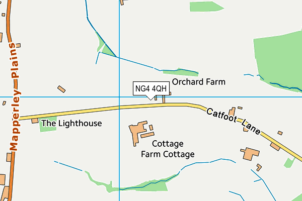 NG4 4QH map - OS VectorMap District (Ordnance Survey)
