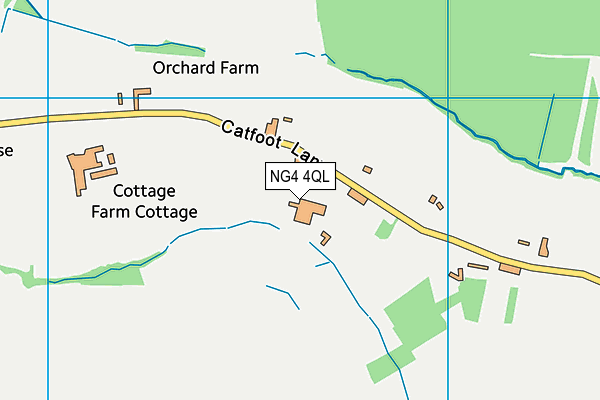 NG4 4QL map - OS VectorMap District (Ordnance Survey)