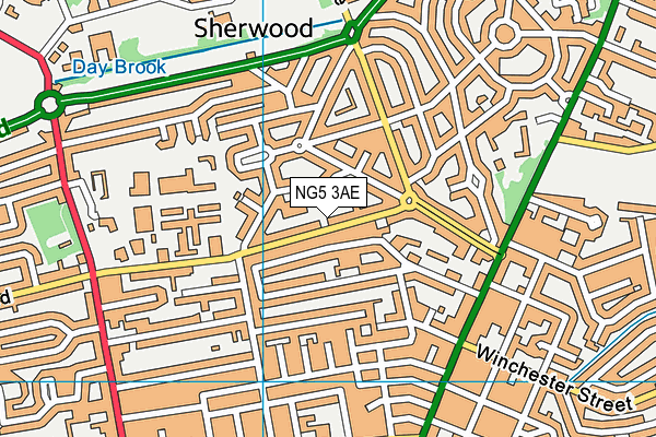Seely Primary School map (NG5 3AE) - OS VectorMap District (Ordnance Survey)