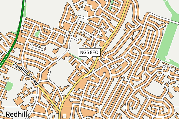 Richard Bonington Primary and Nursery School map (NG5 8FQ) - OS VectorMap District (Ordnance Survey)