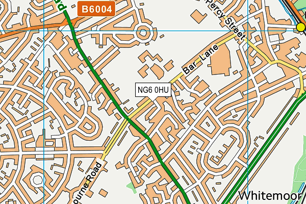 NG6 0HU map - OS VectorMap District (Ordnance Survey)