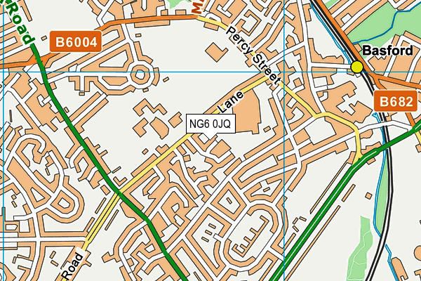 NG6 0JQ map - OS VectorMap District (Ordnance Survey)