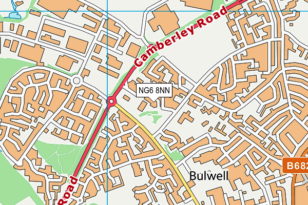 NG6 8NN map - OS VectorMap District (Ordnance Survey)