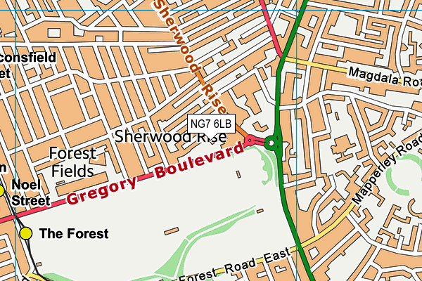 Map of HUNGERTON DEVELOPMENTS LTD at district scale