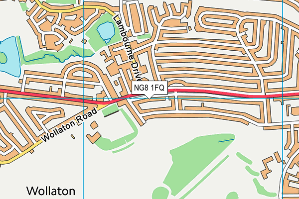 NG8 1FQ map - OS VectorMap District (Ordnance Survey)
