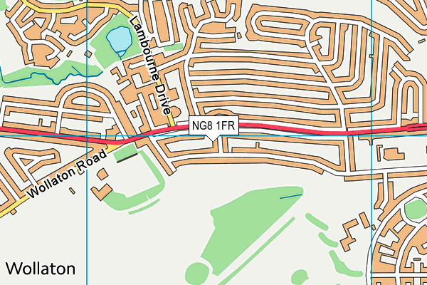 NG8 1FR map - OS VectorMap District (Ordnance Survey)