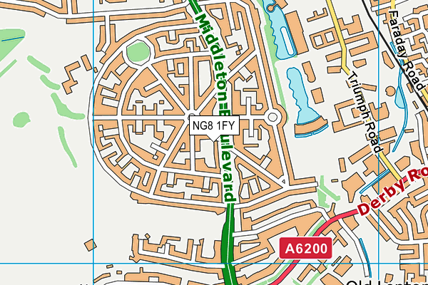 NG8 1FY map - OS VectorMap District (Ordnance Survey)