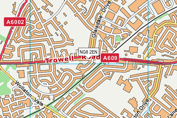 NG8 2EN map - OS VectorMap District (Ordnance Survey)