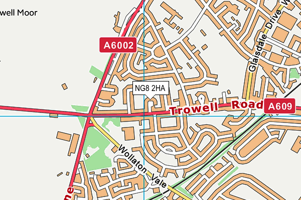 NG8 2HA map - OS VectorMap District (Ordnance Survey)